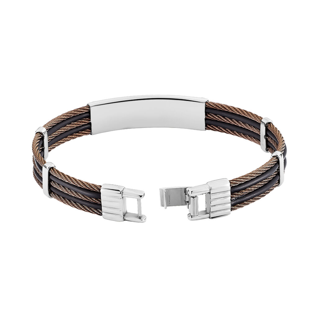 Bracelet Sawssan Or Acier Bicolore