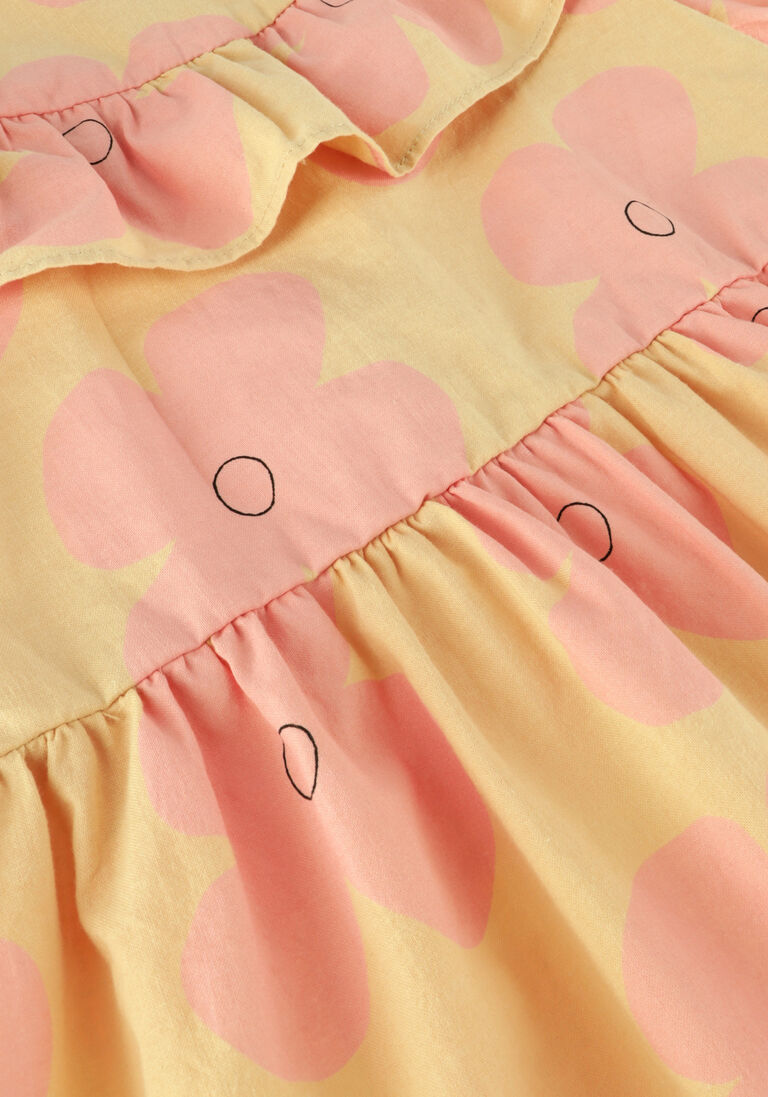 Jelly Mallow roze jelly mallow mini jurk pink flower dress