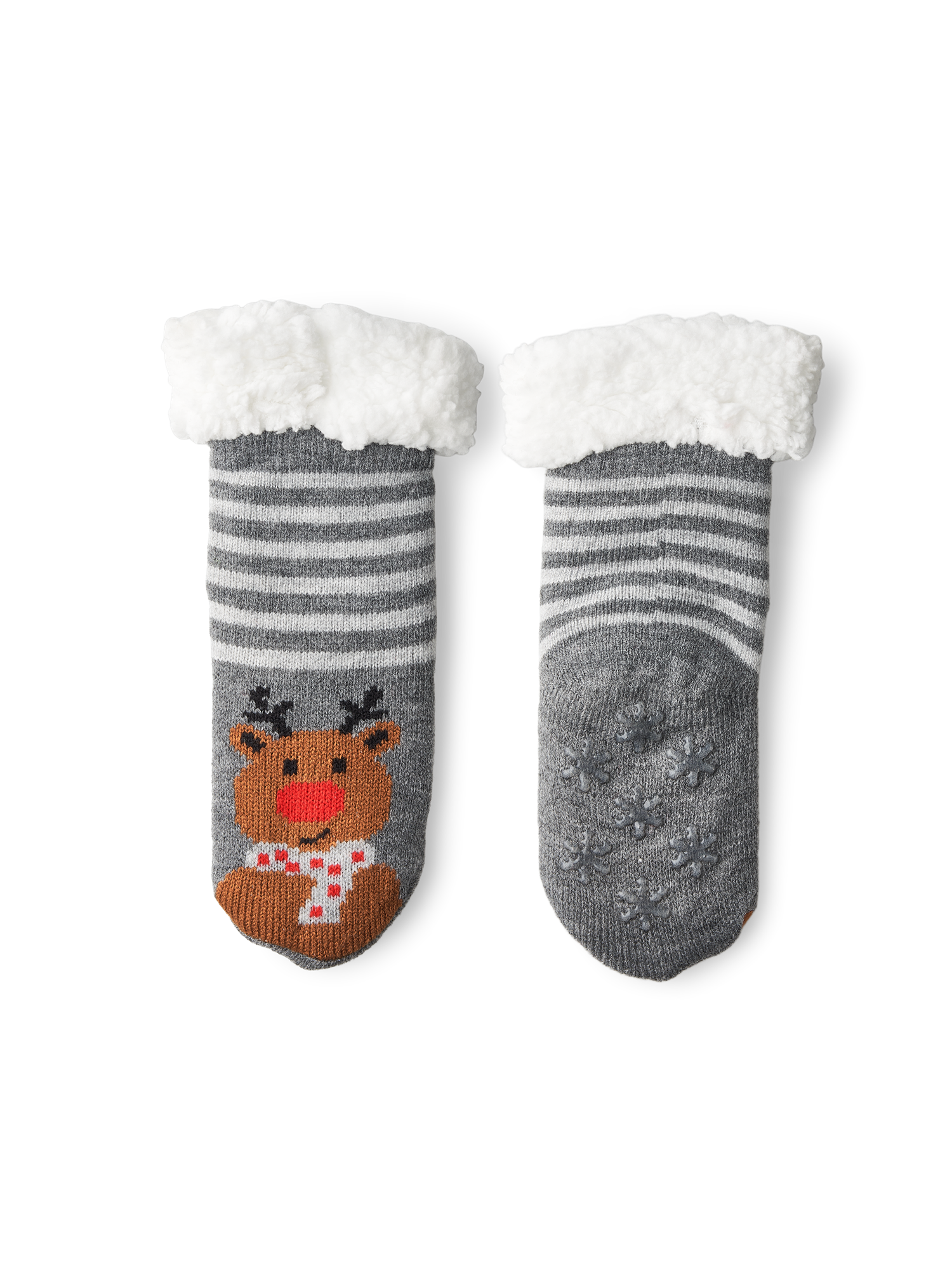 Julesokker til børn 27/30 | Akryl/polyester. | Silver Grey