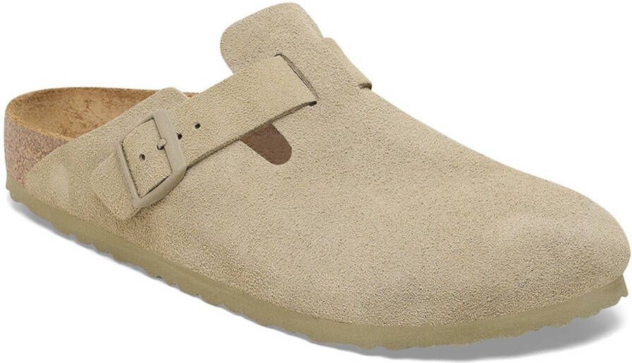 Birkenstock Boston Sandalen & Slides faded khaki maat: 41 beschikbare maaten:41 42 43 44 45 46