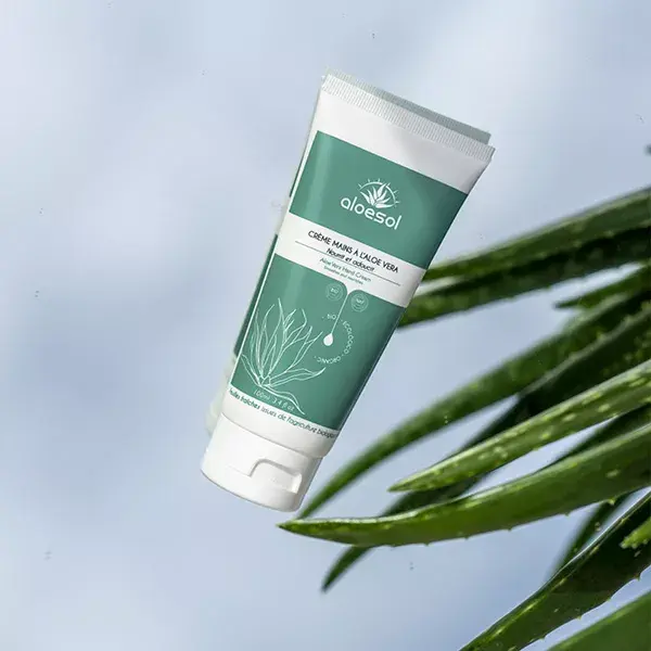 Creme nutritivo para as mãos Aloesol com aloe vera orgânica 100ml