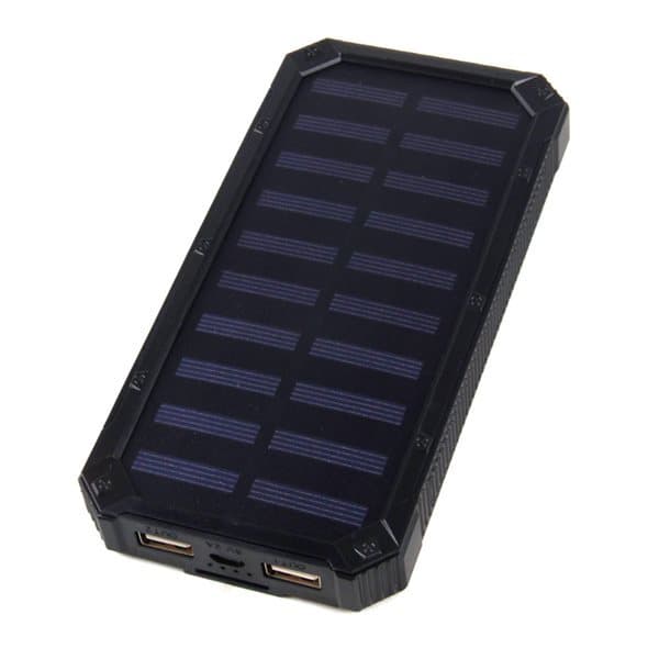 Powerbank 9000mAh med Solcelleopladning