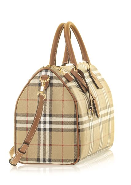 Burberry Medium Check Bowling Bag