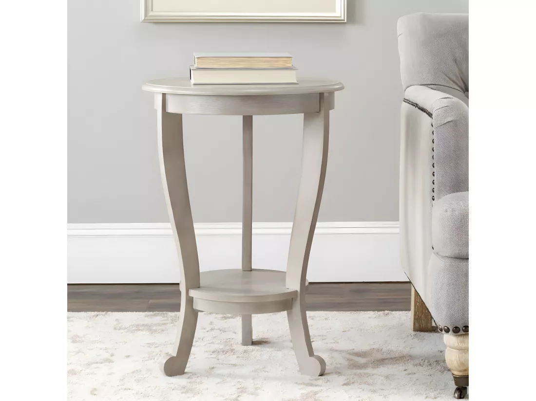 Table d'appoint Gris Vintage 46 X 46 X 66.04 cm - Marianne