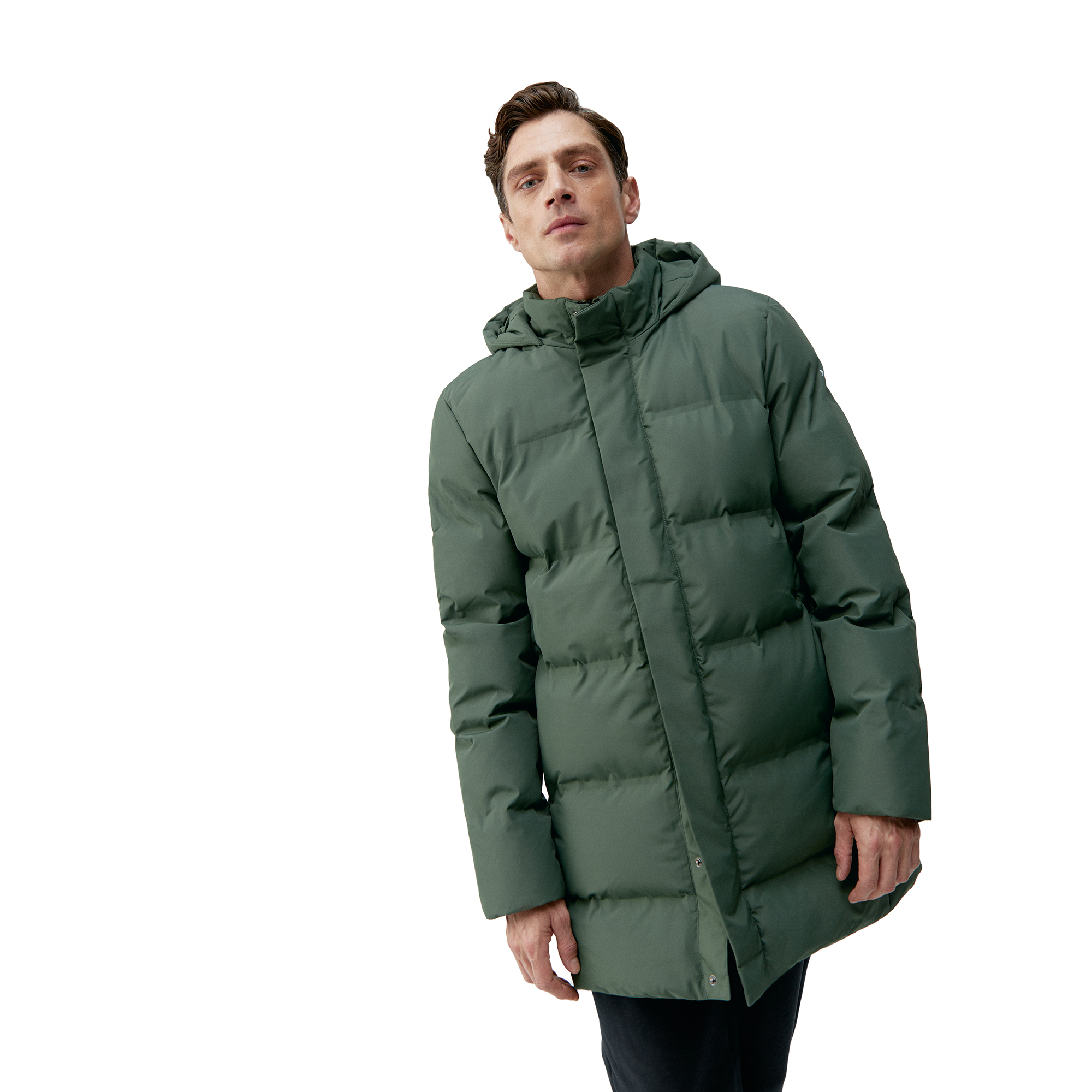SAIKO - Manteau d'hiver à capuche saiko | Vert