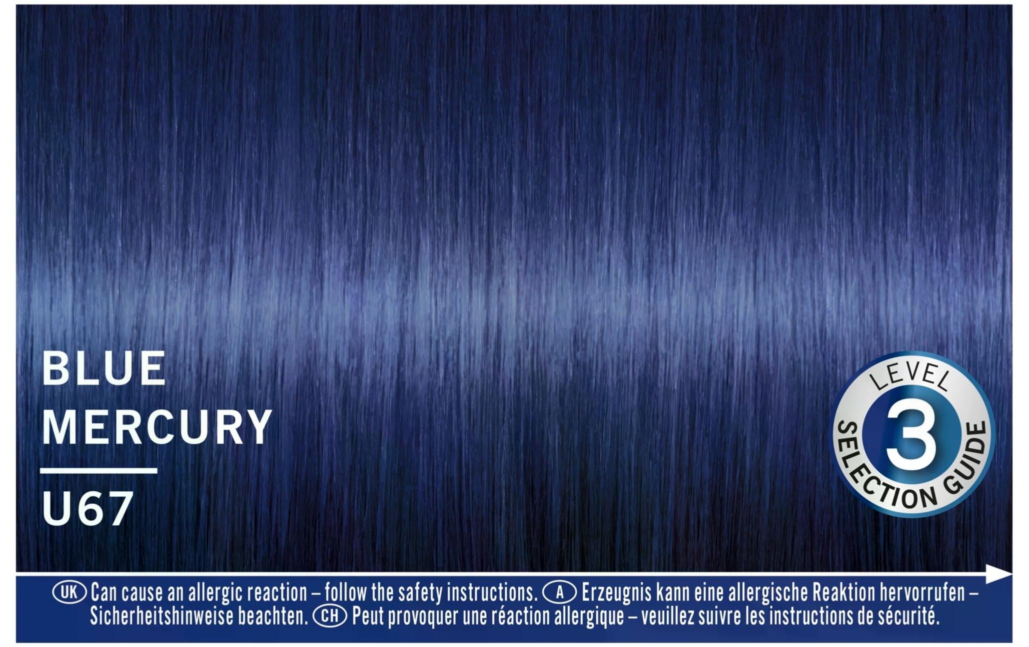 Haarcoloration Urban Metallics U67 Blue MercuryHaarfarbe mit Metall-Glanz-Booster für kühle, schimmernde Töne