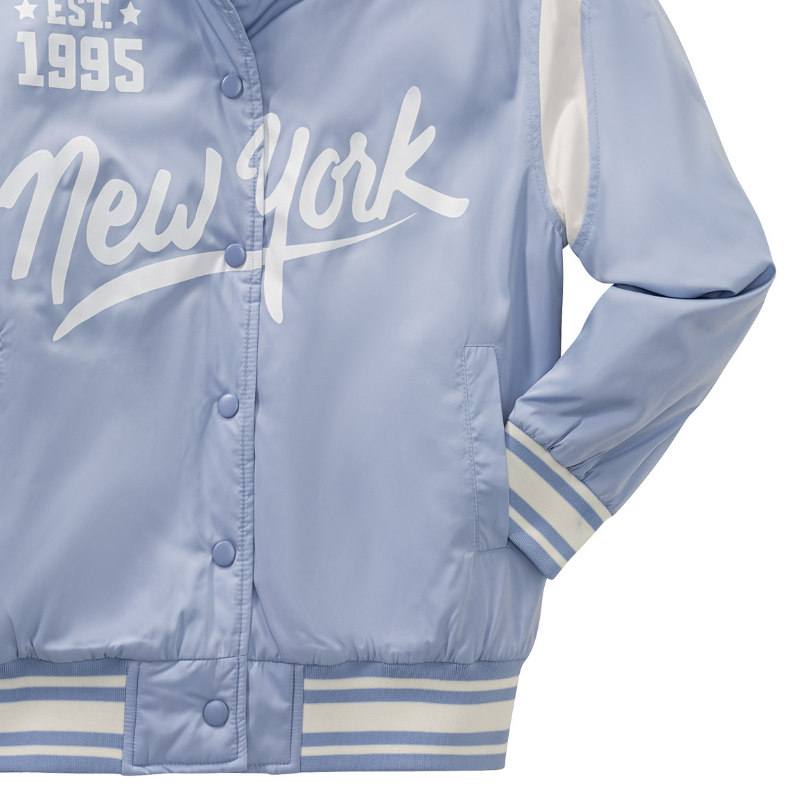 Beatwear Mädchen Jacke im College-Look flieder