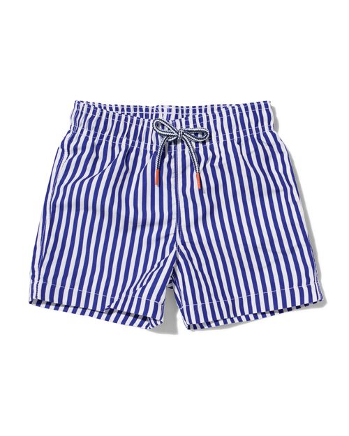maillot de bain enfant rayures bleu foncé