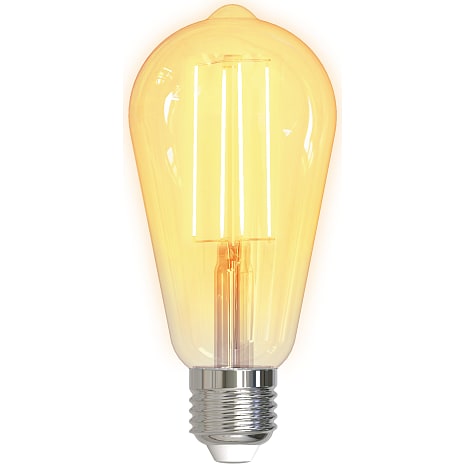 Deltaco Smart Filament LED glødepære E27 - hvid