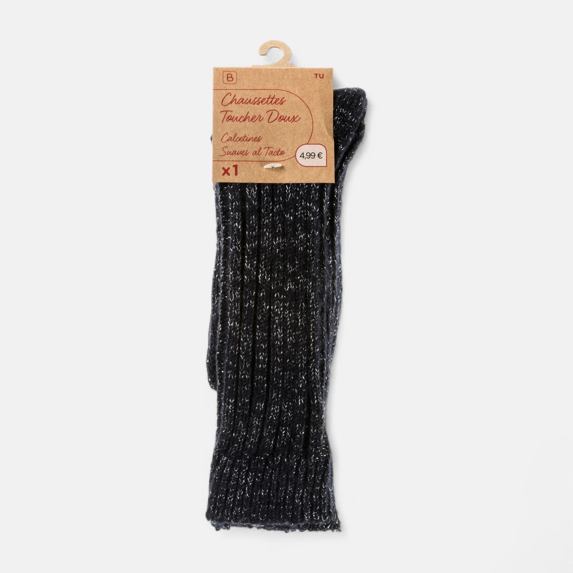 Chaussettes Femme bleu marine