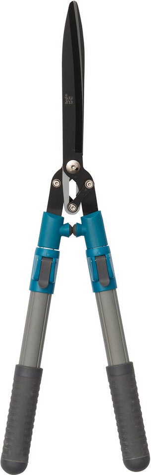 Intratuin heggenschaar met 3 messen blauw/grijs