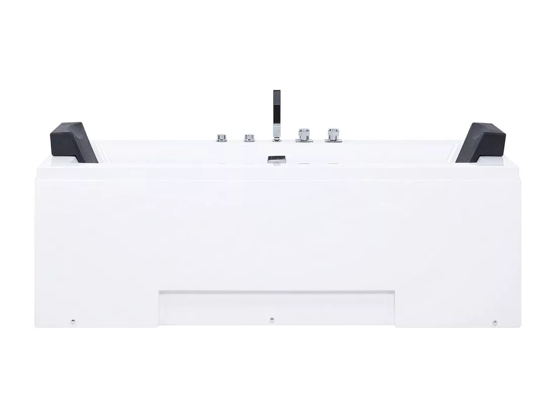 Baignoire balnéo blanche 170 x 75 cm avec LED GALLEY