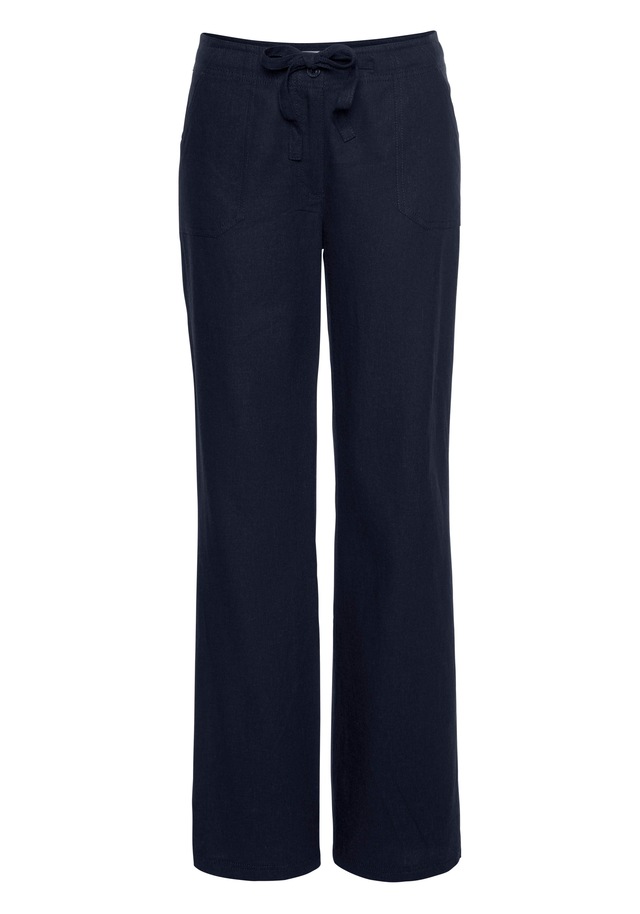 Aniston CASUAL Leinenhose  mit Bindeband