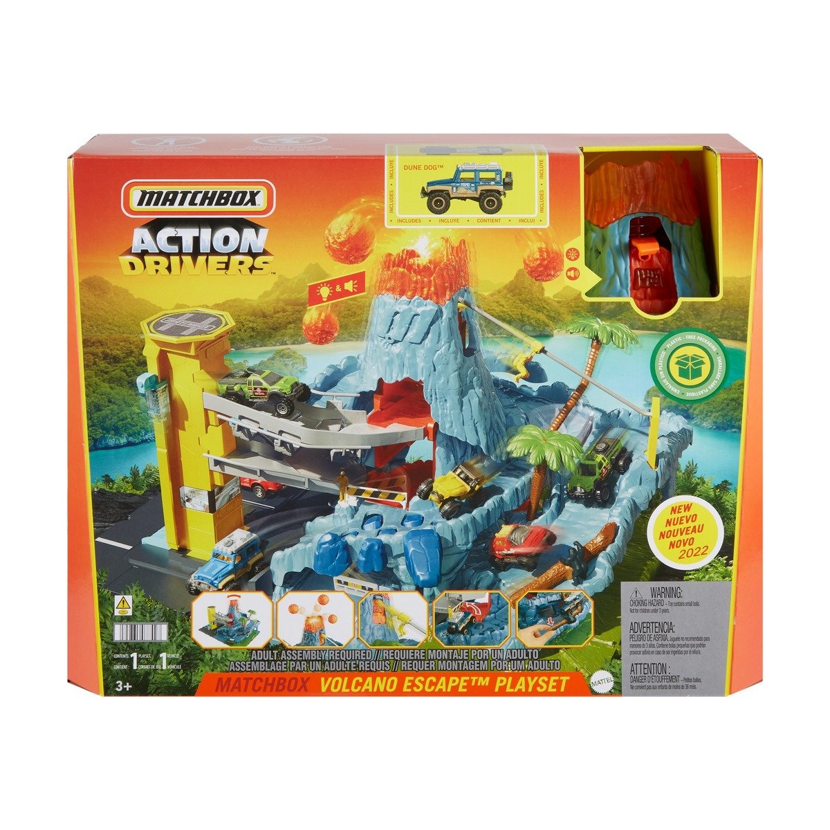 L'évasion du volcan Matchbox