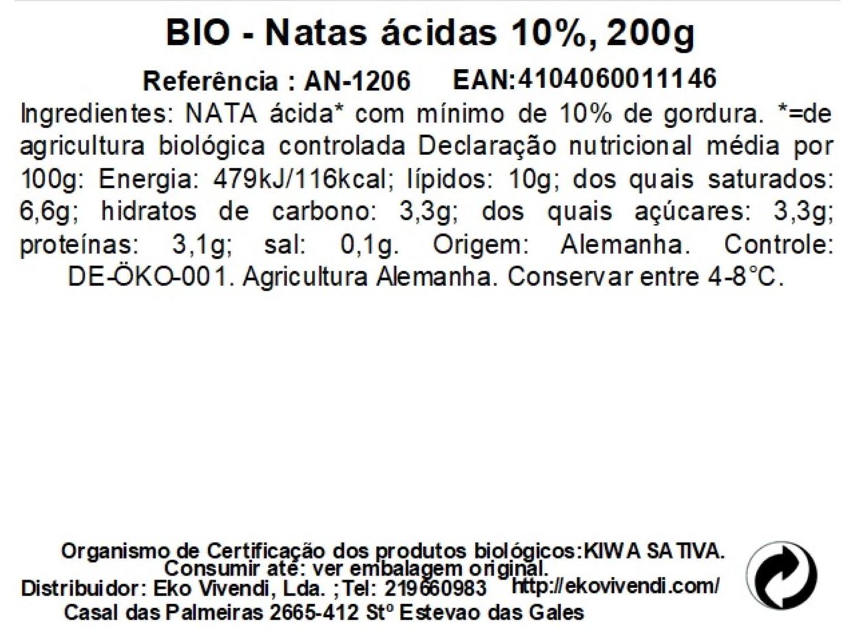 NATAS ÁCIDAS ANDECHSER 10% 200G