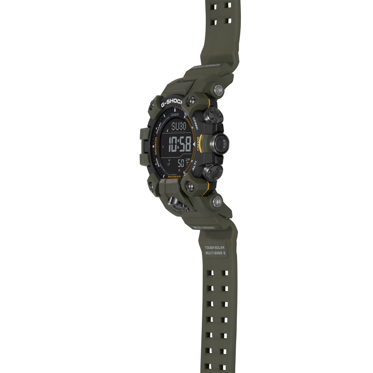 Montre G-SHOCK gulfmaster homme bracelet résine verte