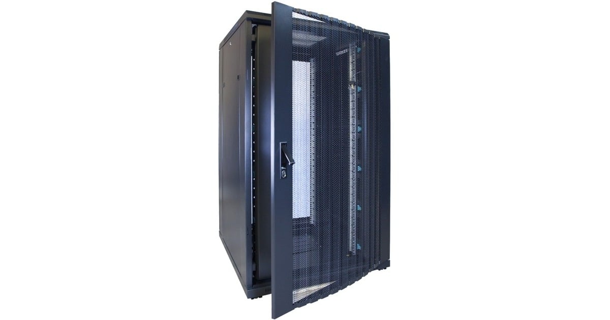 DSI27U serverkast met geperforeerde deur - DS8827PP server rack  (Zwart, 800 x 800 x 1400mm)