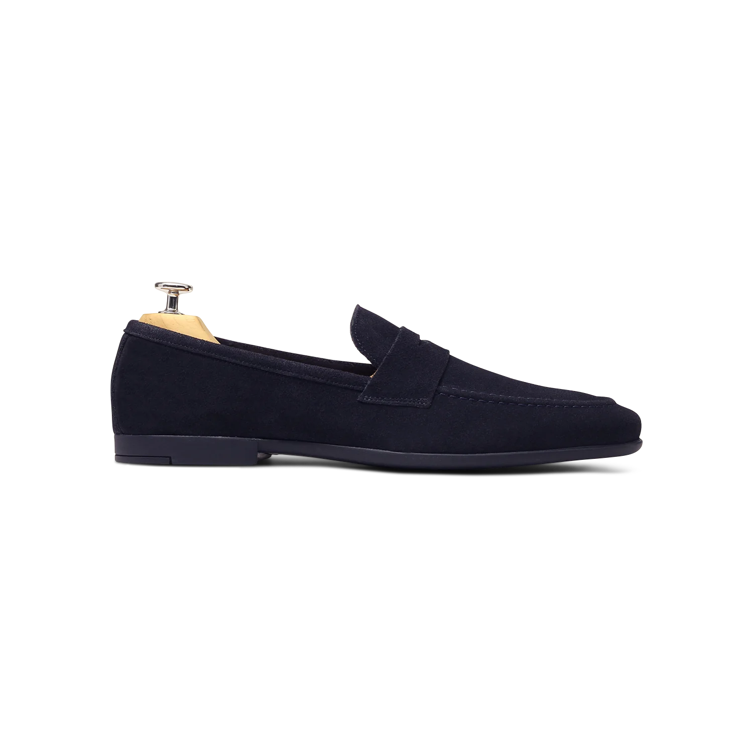 Marty-Mocassin en veau velours marine