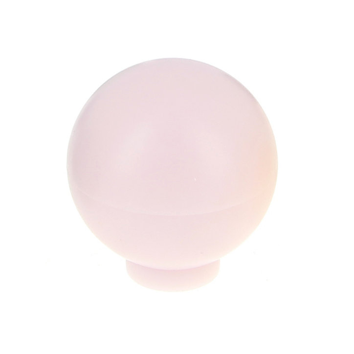 Bouton de meuble arrondi Ferel rose Ø2.7cm x p.2.9cm