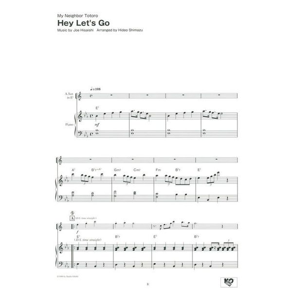 Yamaha Music Entertainment Studio Ghibli Songs Alto Sax 2