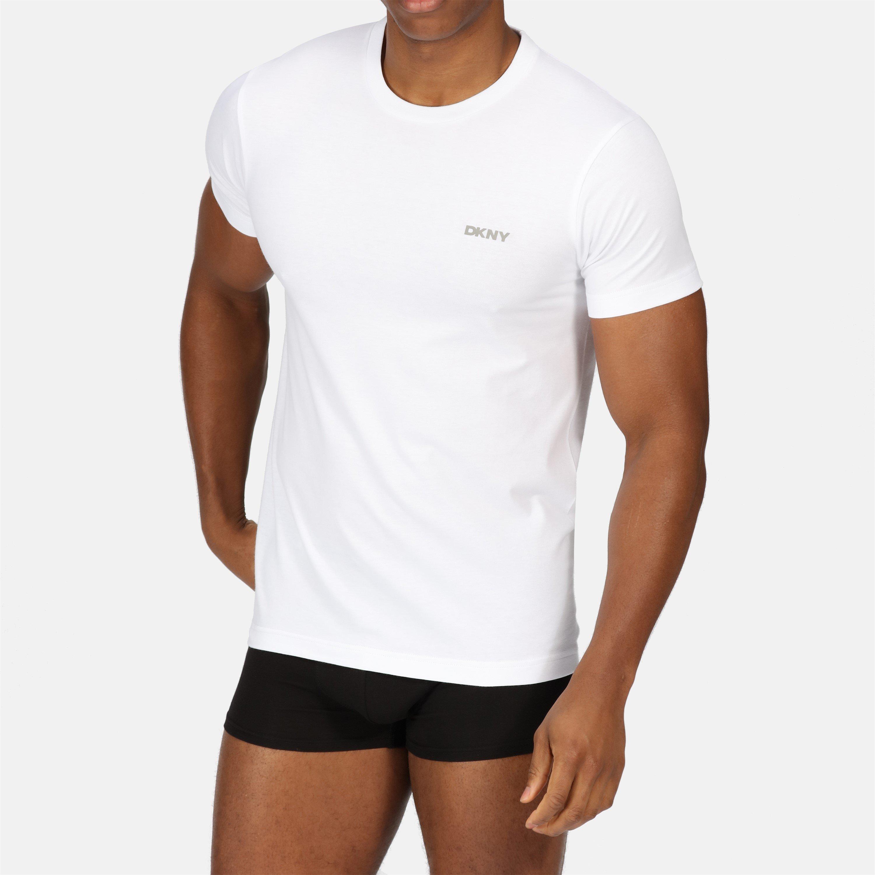 DKNY 3 Pack Short Sleeve T Shirt Mens
