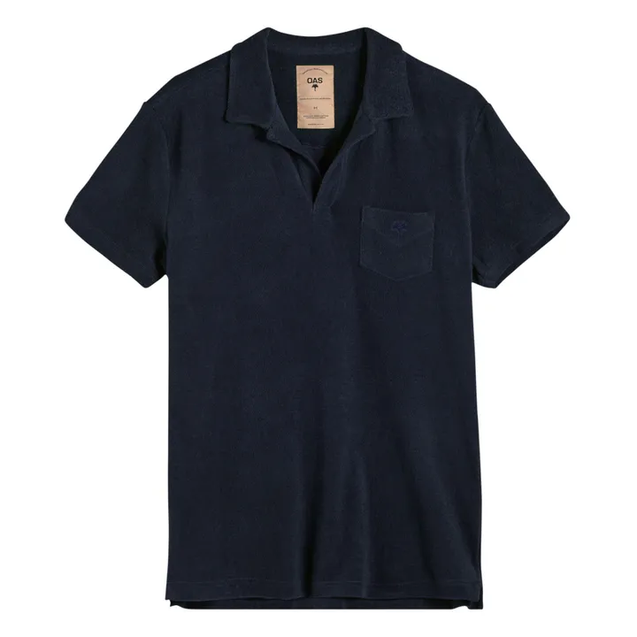 OAS Polo Eponge | Bleu marine
