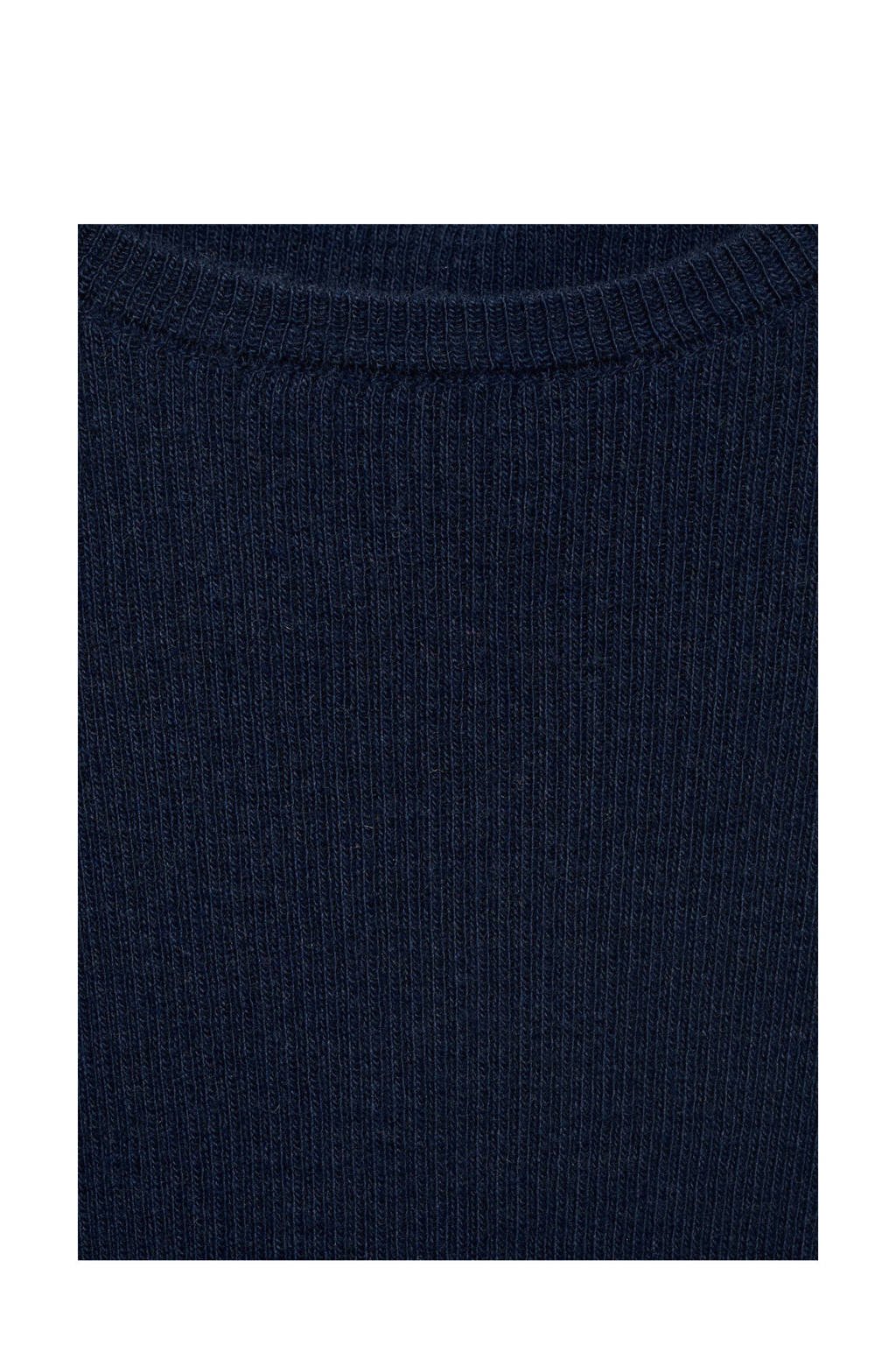 Mango Kids T-shirt donkerblauw