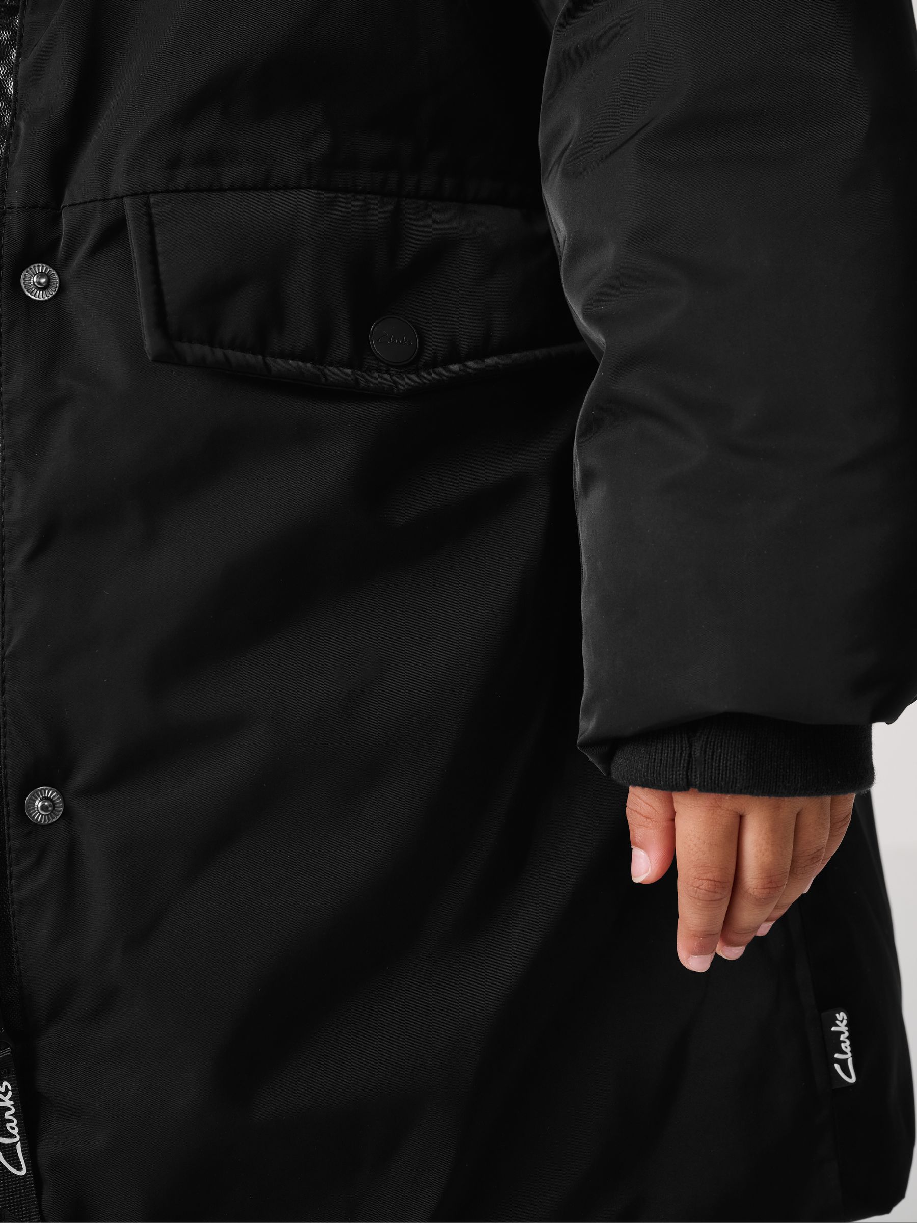 Clarks waterdichte gewatteerde tech jas