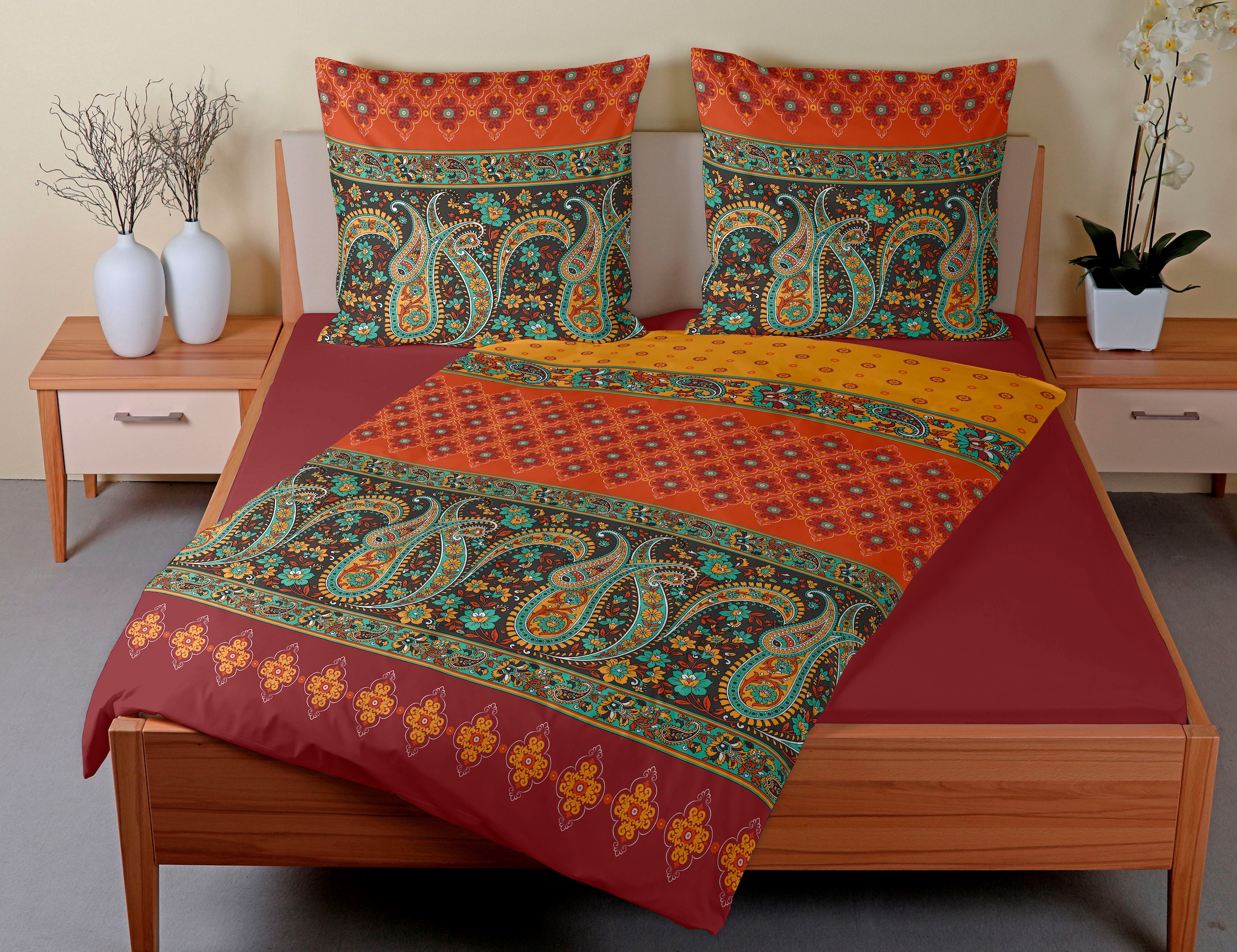 CASATEX Bettwäsche »Murillo« 2 Stk. tlg. paisley, orientalisch, indisch