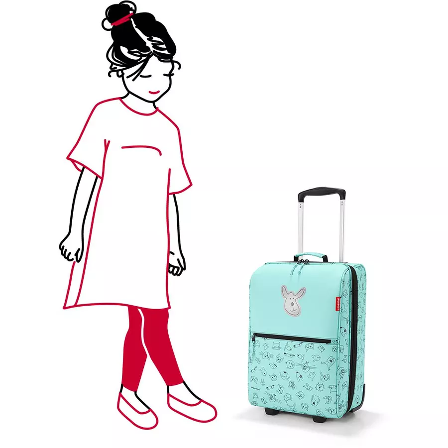 reisenthel® trolley XS kids cats and dogs mint