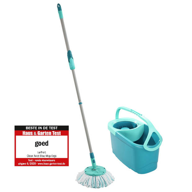 Leifheit - Clean Twist Disc Mop Ergo - Dweil set compleet