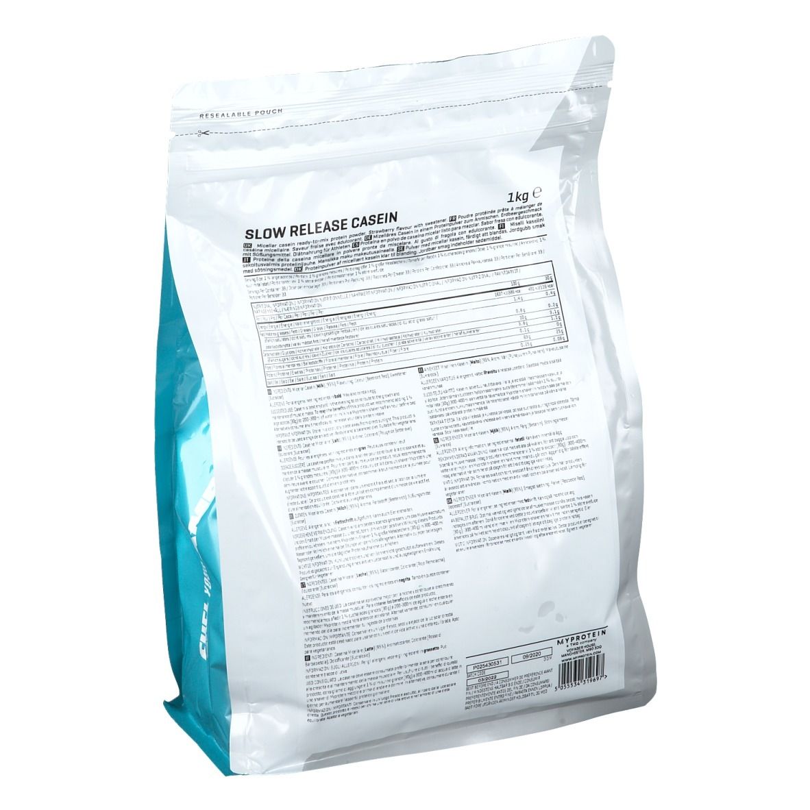 MyProtein Casein Erdbeere