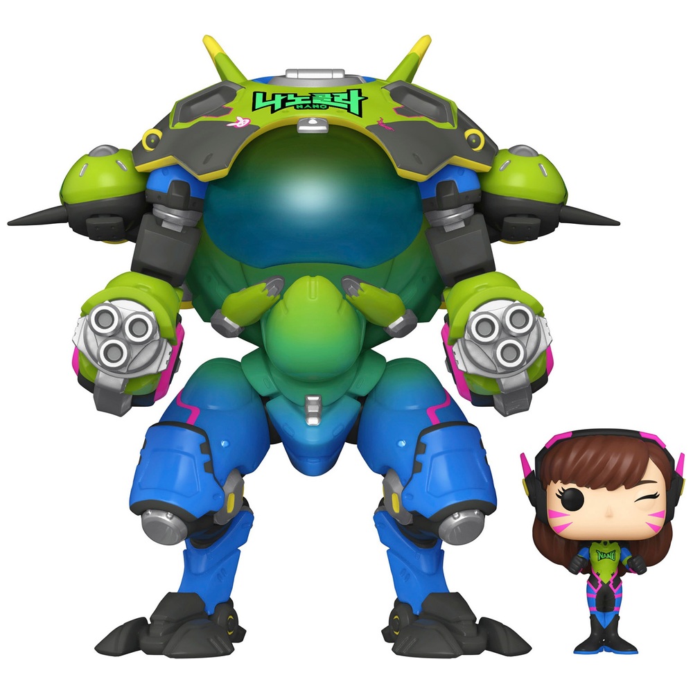 POP! Vinyl 177: Overwatch - D.VA Pilot mit MEKA (Sonderedition)