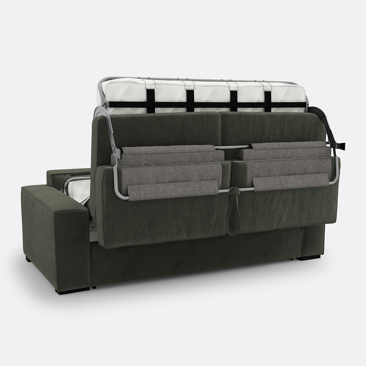 LA REDOUTE INTERIEURS<br>Sofá-cama de veludo, Bultex Cécilia
