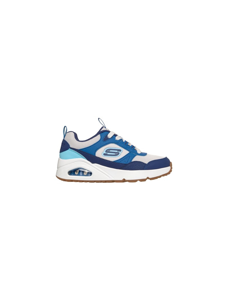 Skechers Uno - Blå/hvid