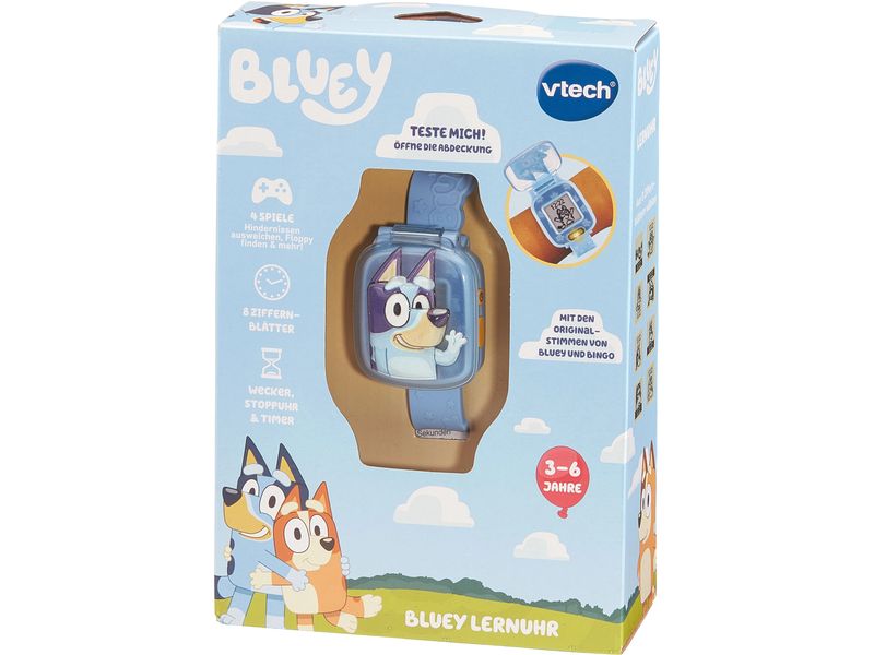 Vtech Lernuhr Bluey -DE- Armbanduhr für Kinder