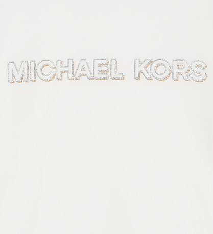 Michael Kors Bluse - Off White m. Silber/Gold