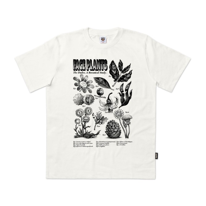 The Dudes Faceplant Seasonal T-Shirt Off White