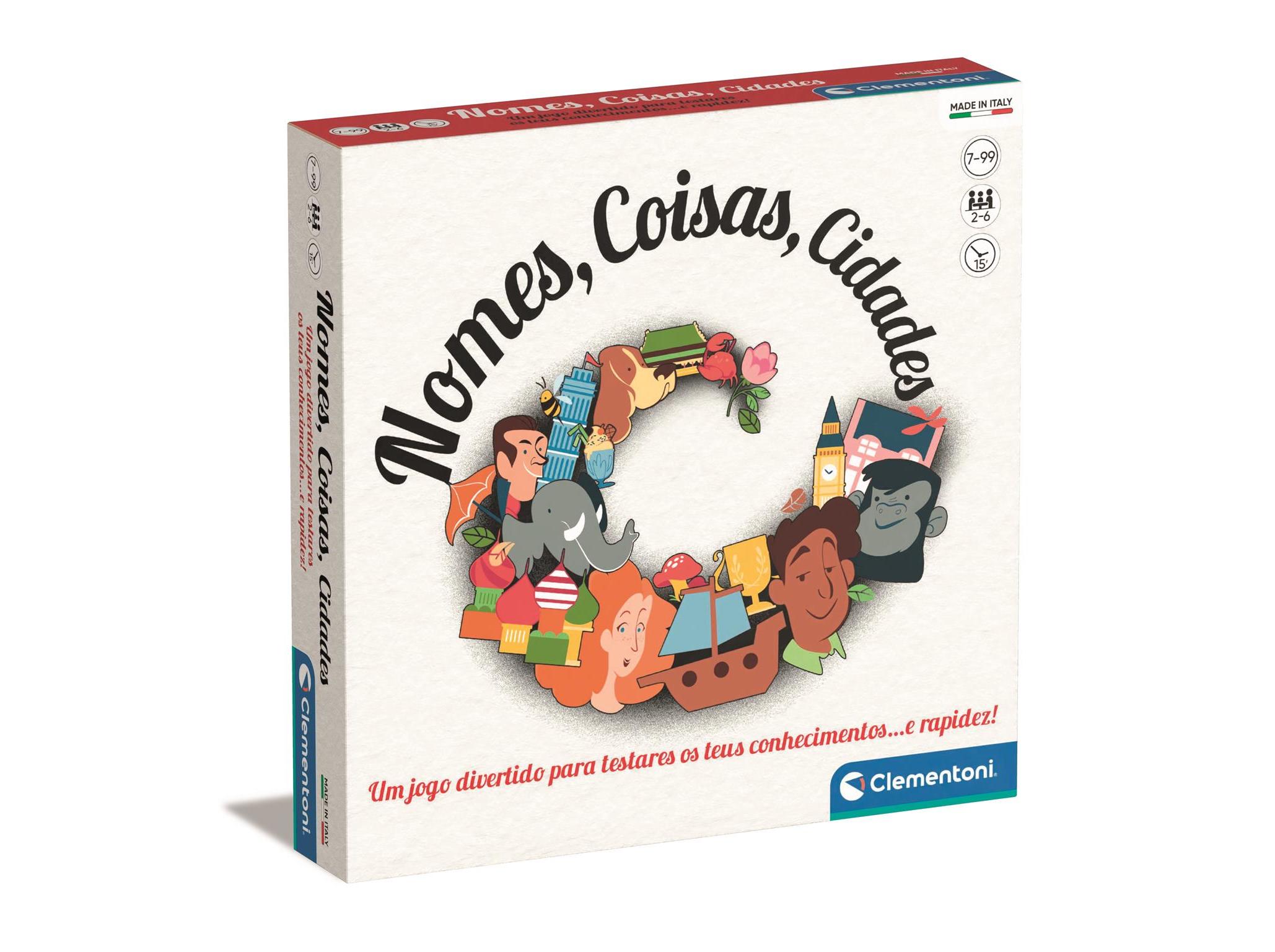 PARTY GAMES NOMES COISAS CIDADES CLEMENTONI