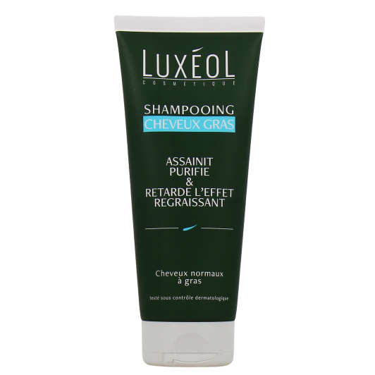 Luxeol shampooing purifiant pour cheveux gras ou regraissant vite