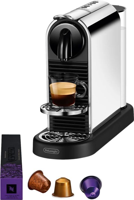 DeLonghi - Nespresso Citiz - Koffiezetapparaat - Platinum - Metaal