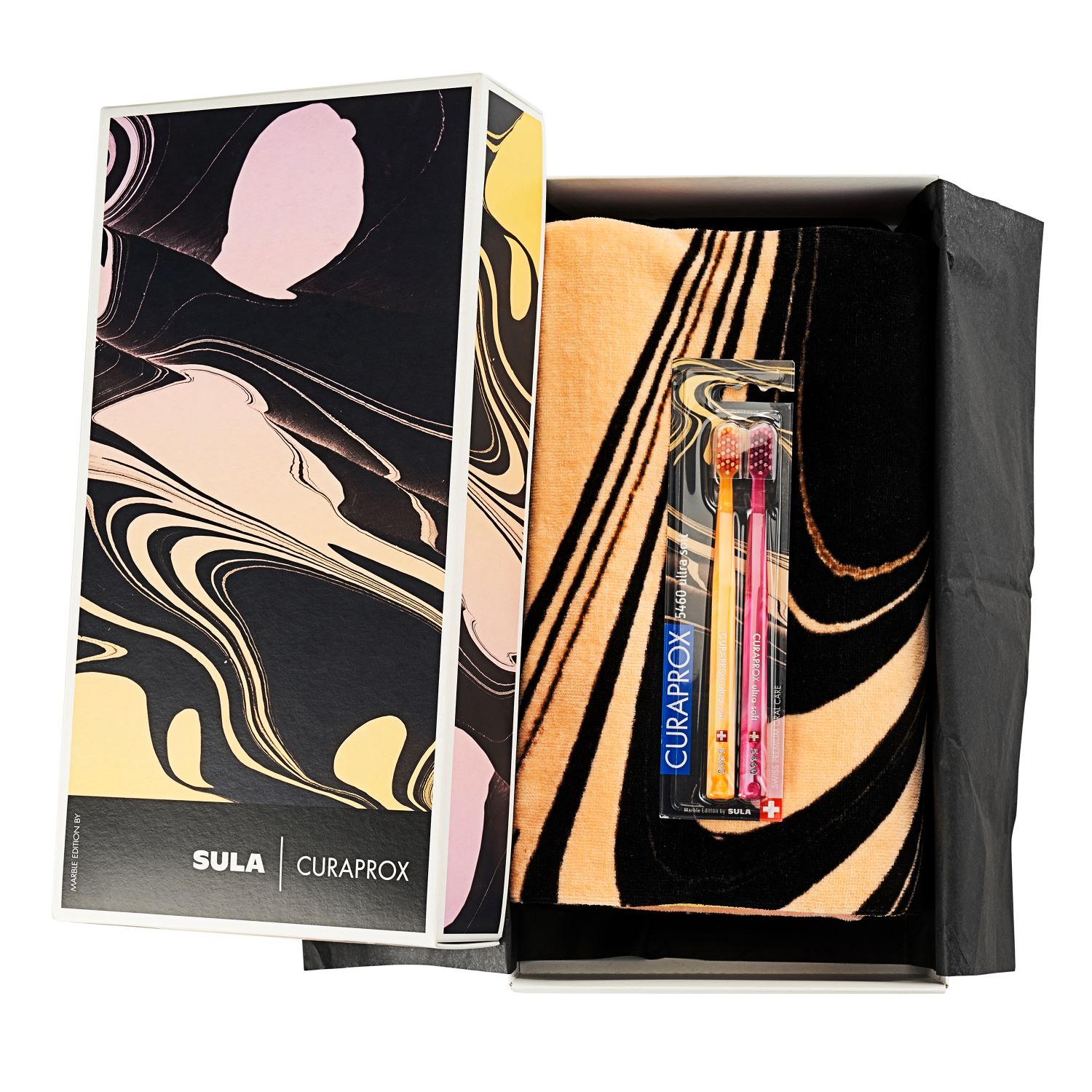 CURAPROX CS 5460 Duo & Sula Badetuch<br>1 Stück, Geschenkbox