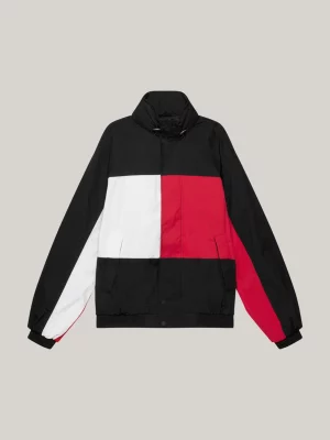 Tommy Remastered Jaqueta Dual Gender Signature Color-Blocked