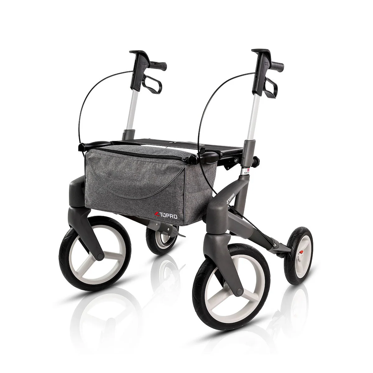 Topro - Rollator Olympos ATR S, faltbar, mit Tasche - schwarz