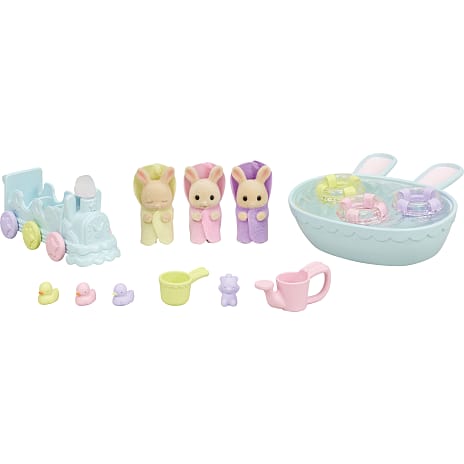 Sylvanian Families trillingernes badesæt
