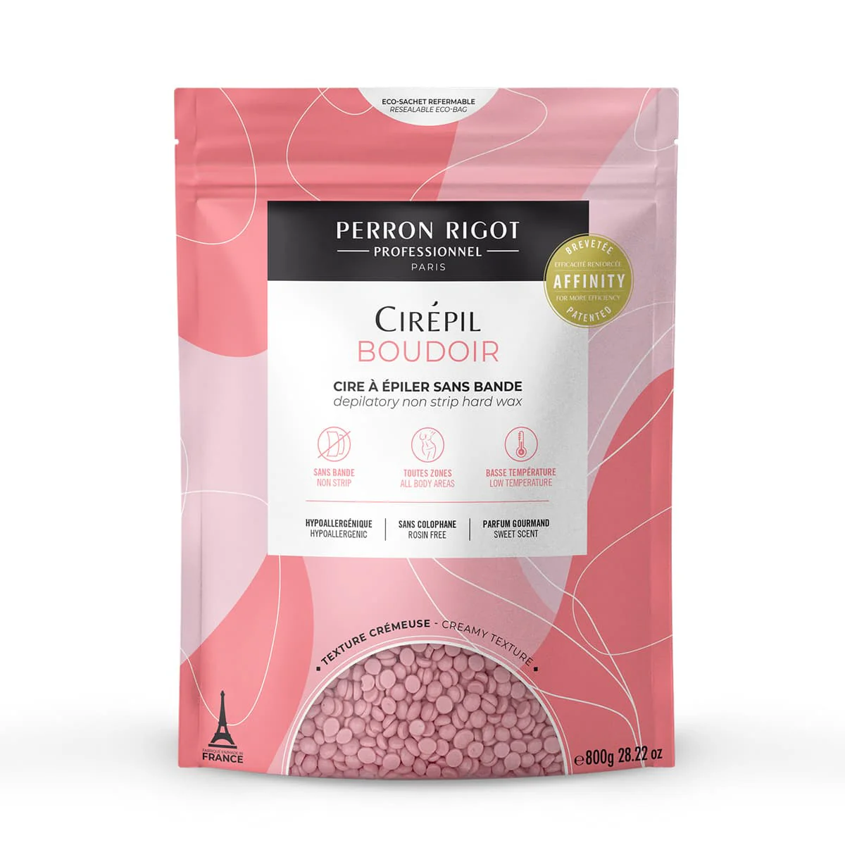 Cire épilation pelable texture crémeuse Boudoir Cirépil 800ml