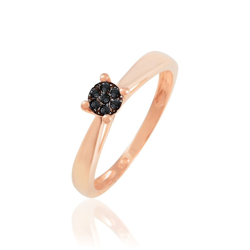 Bague Solitaire Collection Grace Or Rose Diamant