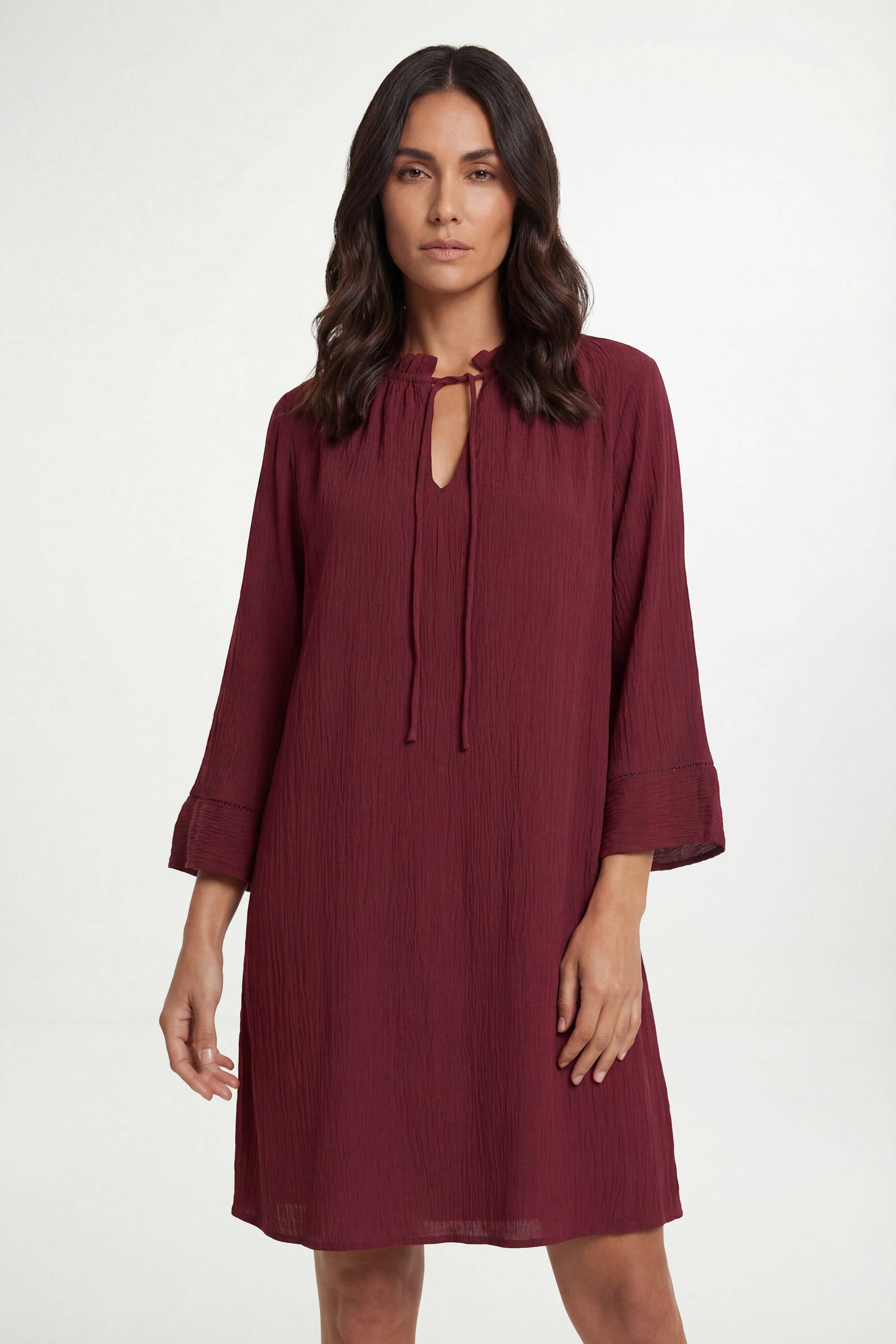 Wallis Robe Droite D'été En Gaze De Coton