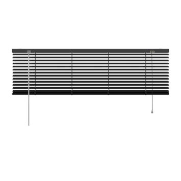 GAMMA aluminum jaloezie 25 mm mat zwart (kleurnr. 320) 120x180 cm (bxh)