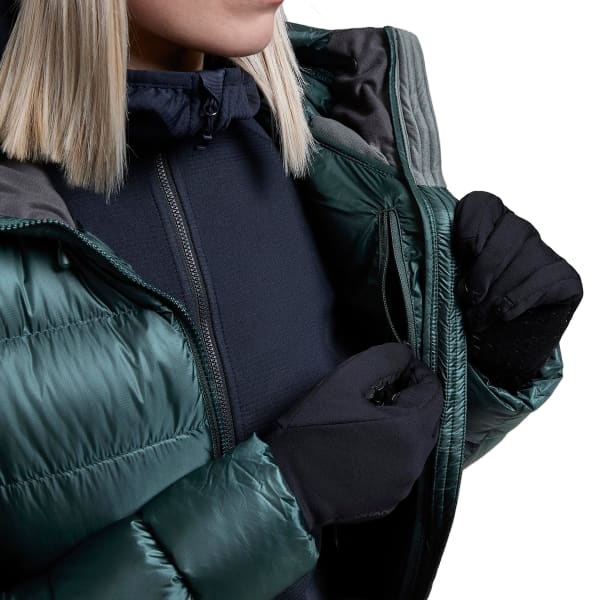 Doudoune randonnée MONTANE ANTI-FREEZE XT HOODIE W DEEP FOREST